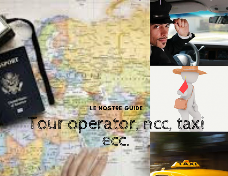 Guide, taxisti, ncc, tour operator suggeriti e testati dai membri di Crocierista… amore per il mare!